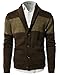 H2H Mens Casual Premium Slim Fit Knitted Jackets Thermal Warm Long Sleeve of Various Styles