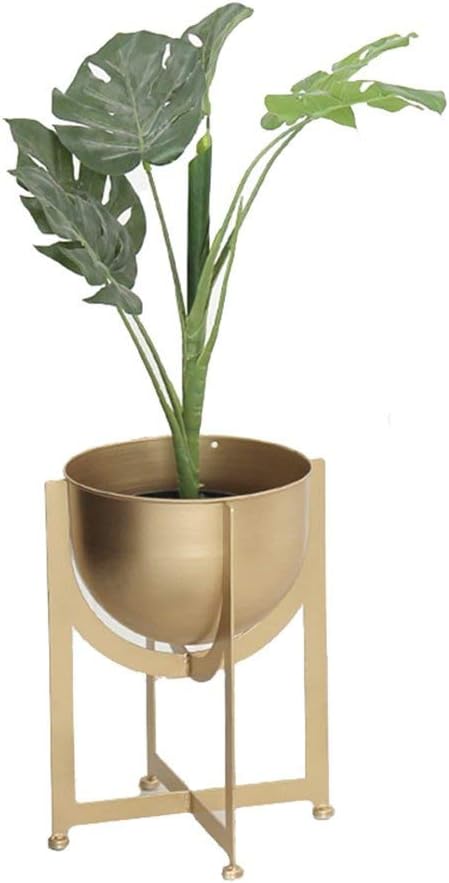 Flower Stand Metal Flower Pot Stand Indoor Decoration Balcony Free Standing Plant Stand Outdoor Plant Holder Display,2 Sizes Garden Shelf (Size : S)