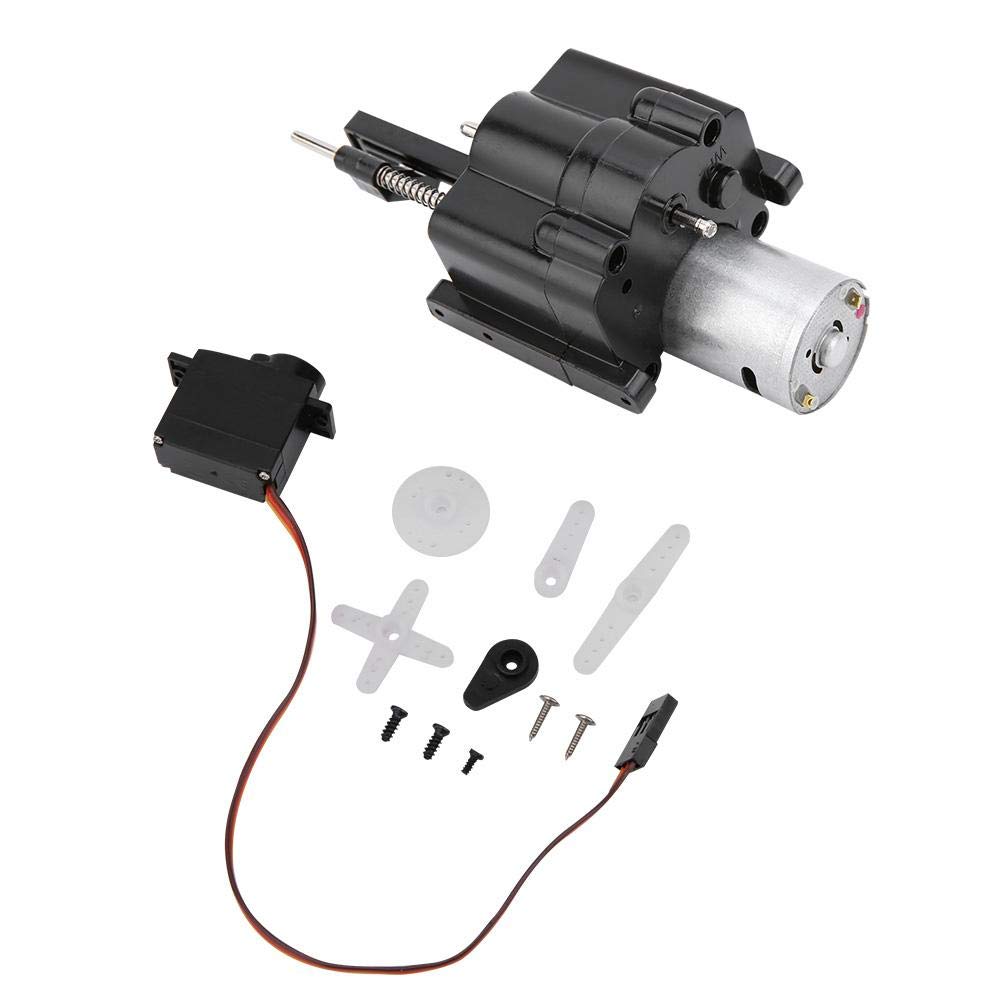 Taidda Speeds Gear-box, Practical 2 Speeds Gear-box + Shi-ft Servo Parts Fit for 1:16 WPL RC Car Upgrade Accessory