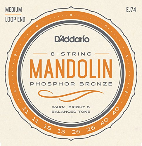 D'Addario EJ74 Phosphor Bronze Mandolin Strings - .011-.040