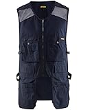 Blaklader Men's RipStop Kangaroo Mesh Work Vest with Utility Pockets
