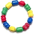 Fisher-Price Snap Lock Bead Shapes, 12 Colorful Beads