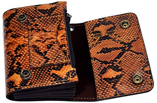 51XUHU9mYiL Carteras monederos tarjeteros. Cartera con Cadena, Cuero, Motero, Monedero con Cadena metálica, Bolsillo con Cremallera… Carteras monederos tarjeteros. Cartera con Cadena, Cuero, Motero, Monedero con Cadena metálica, Bolsillo con Cremallera… - Imagen 6