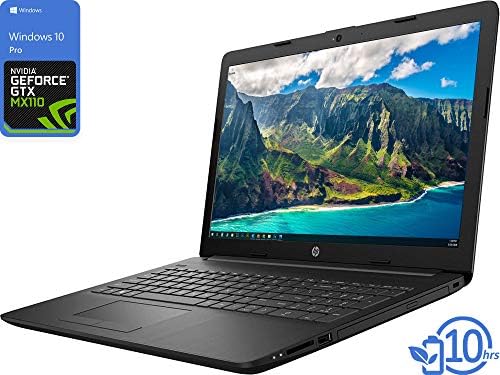 HP 15 Laptop, 15.6" HD Display, Intel Core i5-10210U Upto 4.2GHz, 32GB RAM, 512GB SSD, NVIDIA GeForce MX110, HDMI, Wi-Fi, Bluetooth, Windows 10 Pro 1 HP 15 Laptop, 15.6" HD Display, Intel Core i5-10210U Upto 4.2GHz, 32GB RAM, 512GB SSD, NVIDIA GeForce MX110, HDMI, Wi-Fi, Bluetooth, Windows 10 Pro