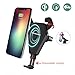 Fast Wireless Charger, Wofalodata Car Mount Air Vent Phone Holder Cradle for Samsung Galaxy S8/S8+/S7/S6 Edge+/Note 5, QI Wireless Standard Charge for iPhone 8/8 Plus/X