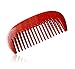 Unique Gift - Olina No Static Premium Quality Natural Rosewood Pocket Hair Comb Beard Comb Moustache Comb with Natural Wood Aromatic Smell (Wide-tooth, Rosewood Gold Carved, 4.7'')