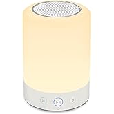 Kipcush White Noise Machine with Night Light – 20 Non-Looping Sleep Sounds, Rechargeable Battery, Touch Control, 6 Timers & Memory Function | Portable Sound Machine for Baby, Adults, Nursery, Travel