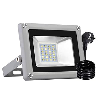 Foco LED Con Enchufe, Reflector Foco Proyector LED para Exteriores ...