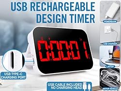 KMMKGG LED Timer （1.5" Number） with Voice