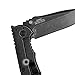 Zero Tolerance 0566BW Pocket Knife; 3.25” S35VN Powdered Stainless Steel Blade, Blackwash Finish, Textured G-10 Handle Front, Steel Back, SpeedSafe Open, Frame Lock and Quad-Mount Pocketclip; 5.4 OZ