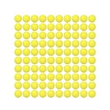 HeadShot Ammo Compatible with Nerf Rival Blasters, Bulk Yellow Foam Bullet Ball Replacement Refill Pack for Prometheus, Apollo, Zeus, Khaos, Atlas, Artemis, Kronos & Nemesis (100 Rounds, Yellow)