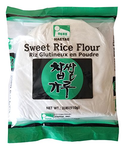 Haitai Agriculture Rice Flour/Potato Starch/Acorn Powder/Mung Bean Starch (Sweet Rice Flour (ì°¹ìŒ€ê°€ë£¨) 2 lb, 3 Bag)