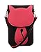 KISS GOLD(TM) Fresh Color Super Cute 3D Animal Pattern Mini Shoulder Bag Cellphone Pouch (Black-Cat)