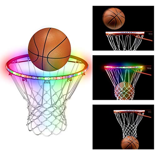 OPOLEMIN LED Basketball Hoop Light Basketball Rim LED Sensor Light