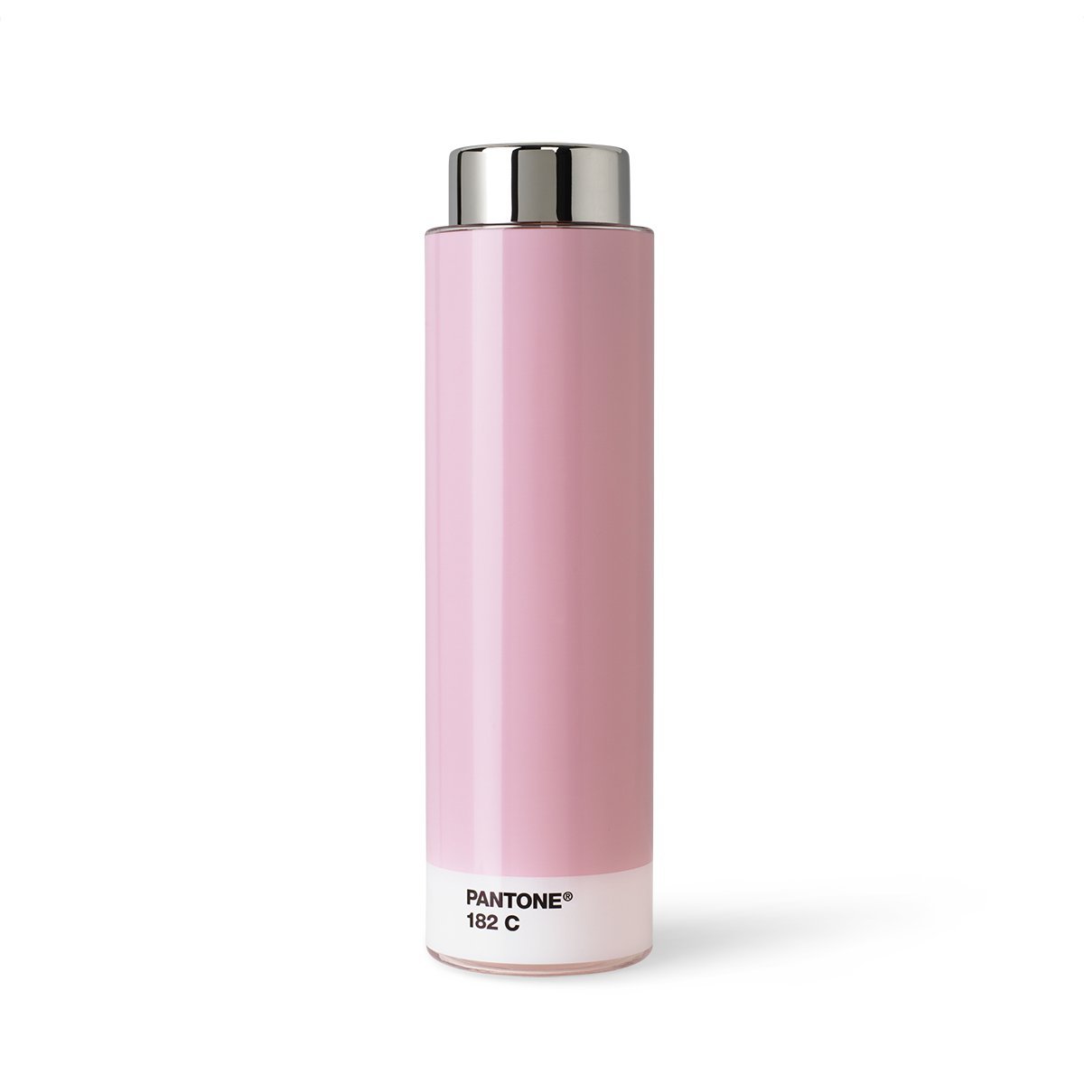 Bottiglia D'Acqua Pantone 500 Ml - Leggera E Trasparente, Rosa Chiaro, Tappo In Acciaio - Foto 3