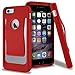 iPhone 6 Case, iPhone 6s Case, CellJoy [SLiM CLiP] Hybrid Case [Built in Belt Clip] [TPU] (Red) Protective Cover Skin