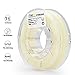 AMOLEN 3D Printer Filament, Glow in the Dark Green PLA Filament 1.75mm +/- 0.03 mm, 200G/0.44lb, includes Sample Shining Purple Filament - 100% USA