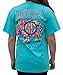 Simply Southern Preppy T-Shirt - Make 'Merica Preppy Again Elephant- Pool (Large), Pool Blue