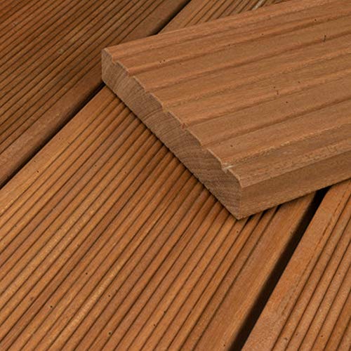 HORI® Bangkirai Terrassendiele Komplettset Massiv Diele I Fläche: 8 m² I 3,96 m Dielenlänge – Bild 3