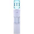 Primo Top-Loading Water Dispenser - 2 Temp (Hot-Cold) Water Cooler Water Dispenser for 5 Gallon Bottle w/Child-Resistant Safety Feature, White