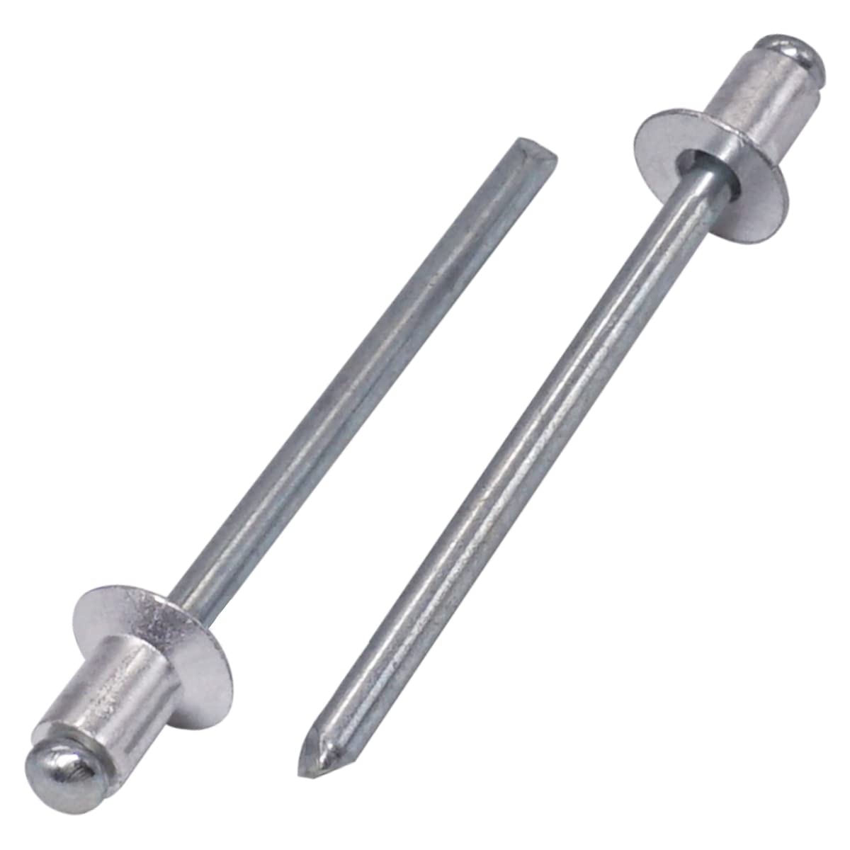 SKIR'CO (100 pcs) Countersunk Aluminium Blind Rivets 4.0 x 6 mm, Steel Mandrel, Pop Rivets