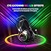 ABKONCORE B780 7.1, Bass Vibration, Gaming Headset for Gaming PC, Gaming Laptop, USB Headset, Noise Cancelling Comfortable Earmuffs Headphones with Flexible Microphone, LED Light, On Ear Controllerthumb 3