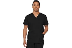 Dickies EDS Signature Scrubs for Women and Scrubs for Men, Unisex One Pocket V-Neck Top in Soft Brushed Poplin 83706