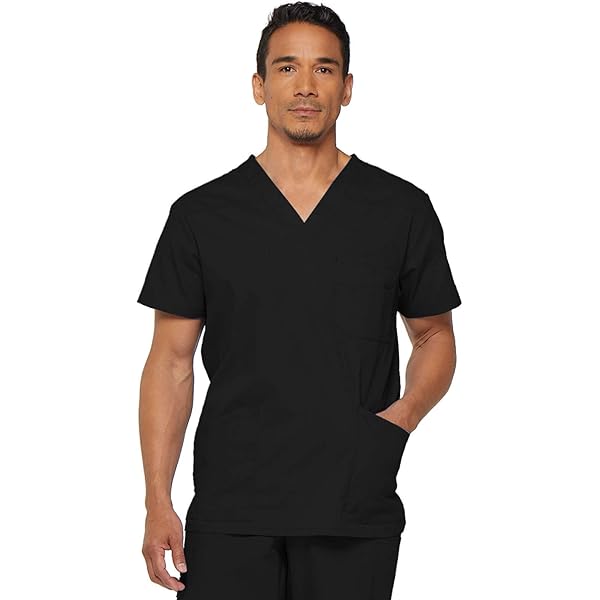 Amazon.com: Dickies Mens Signature V-Neck Medical Scrubs Shirts