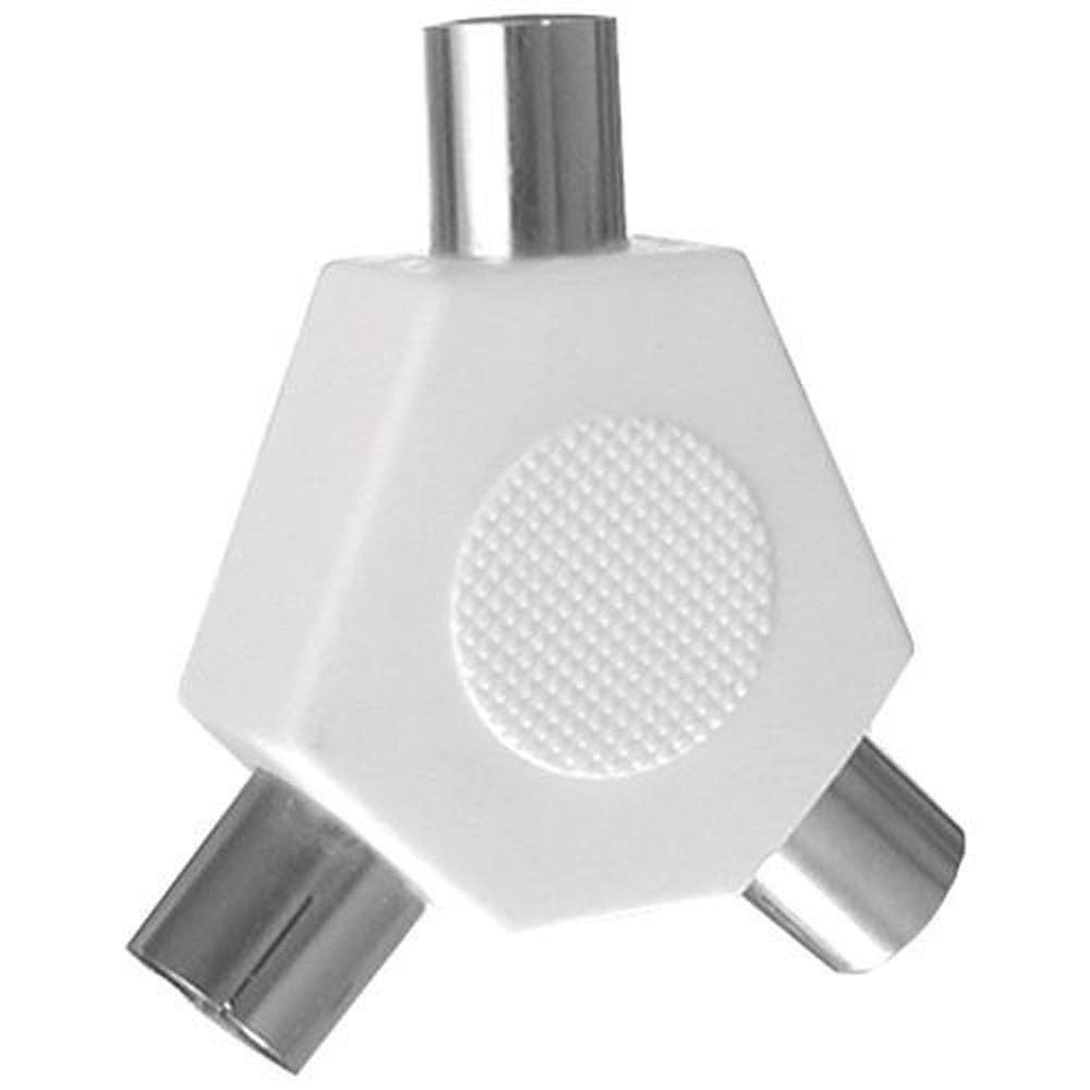 Nartel® Co-Axial TV Aerial Y Splitter (Pack of 1)