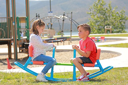 SLIDEWHIZZER ROCKING HIGH CHAIR SEESAW INDOOR, OUTDOOR PLAY - BABY, TODDLER, BOYS, GIRLS, KID, YOUTH RIDE ON TOY - LIVING ROOM, LAWN, BACKYARD, PLAYGROUND - AGES 4- 8 TEETER TOTTER - GIFTS - Thumbnail 6