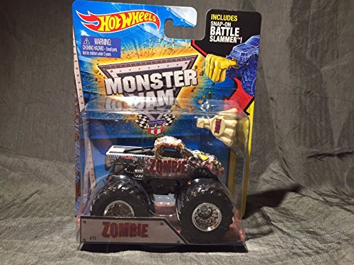 Hot wheels Monster jam ZOMBIE includes snap on battle slammer new rare
