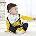 Baby Bandana Bib 6-Pack Drool Bibs by Little Dimsum, 100% Organic & Breathable Cotton Muslin Reversible Bib Gift Set for Toddlers Boys Girls