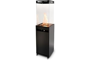 Planika Lighthouse - Patio Heater Outdoor Fireplace for Patio Fueled with Propane Gas 20 lbs cylider - Cover and Regulator Included