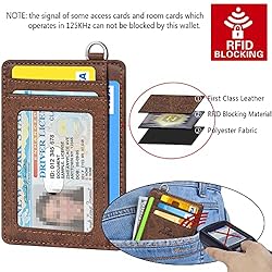 FurArt Slim Minimalist Wallet, Front Pocket