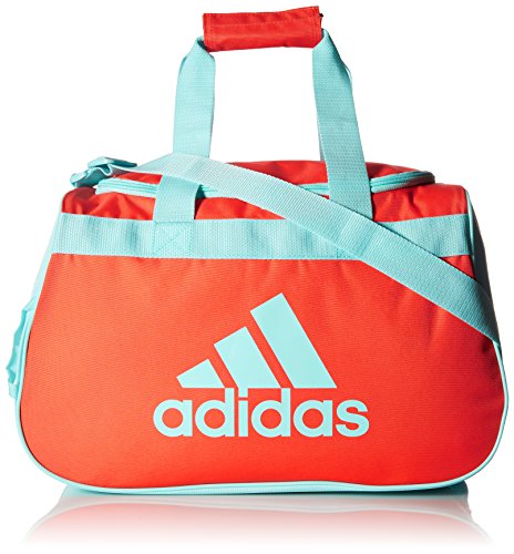 adidas Diablo Small Duffel Bag, One Size, Easy Coral/Clear Aqua