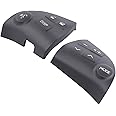 ApplianPar 2Pcs Left and Right Side Steering Wheel Volume Control Switch Button for ES350 2006 2007 2008 2009 2010 2011 2012