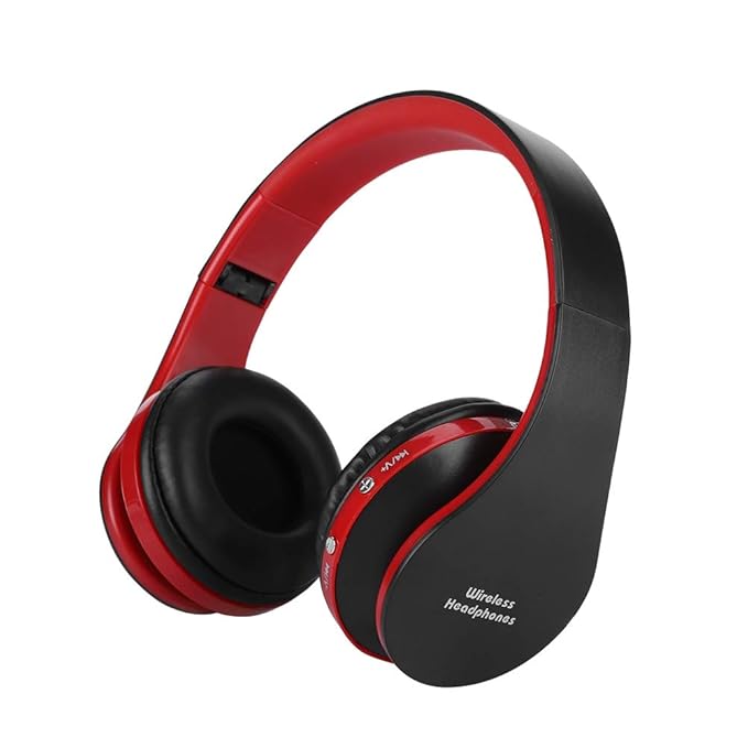Garsent Kabelloses Headset Kopfhörer, Faltbarer HiFi Sound Bluetooth On Ear Kopfhörer für PS4, iPhone, Laptop, Tablets.(Schwa
