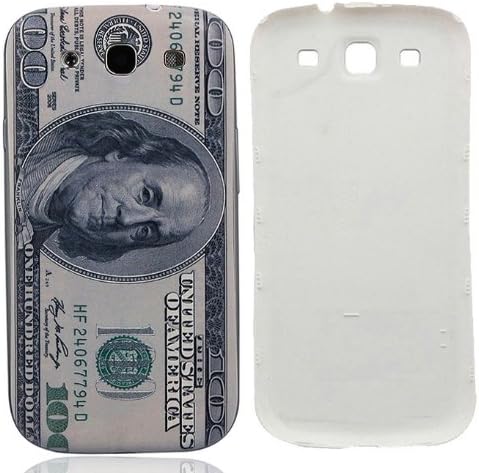 Newlifestart S3 i9300 100 USD Dollar Pattern Replacement Battery Cover Plastic Back Housing Door for Samsung Galaxy SIII S3 I9300