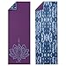 Gaiam Yoga Mat Premium Print Reversible Extra Thick Non Slip Exercise & Fitness Mat for All Types of Yoga, Pilates & Floor Workouts, Purple Lotus, 6mmthumb 2