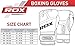 RDX Boxing Gloves for Training & Muay Thai - Maya Hide Leather Mitts for Fighting, Kickboxing, Sparring - EGO Glove for Punch Bag, Focus Pads, Thai Pad, Grappling Dummy and Double End Ball Punching