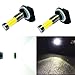 Alla Lighting Xtreme Super Bright LED 881 889 Fog Light Bulbs - High Power COB Universal 881 LED Bulb Fog Lights Lamp Replacement - 6000K Xenon White