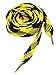 Thick Fat Shoelaces for Sneakers, Boots and Shoes By Ti Shoe Laces - Chose Your Colors (Black/Yellow)