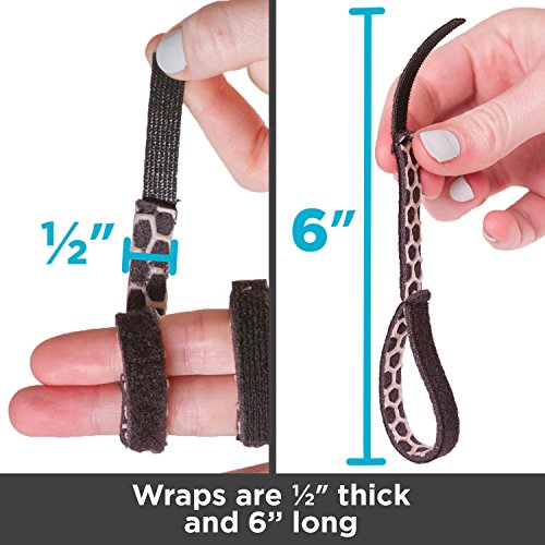 BraceAbility Buddy Tape Finger Splint Wraps NonSlip Loop Straps for