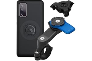 Quad Lock Motorcycle Handlebar Mount Kit with Vibration Dampener and MAG Phone Case for Galaxy S20 FE