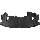 DOTCOM Front Engine Splash Shield Fit Nissan Altima 2007-2009 | Fit Nissan Maxima (submodel: S, SV) 2009-2014,Replace 75890JA00E, NI1228128,Black