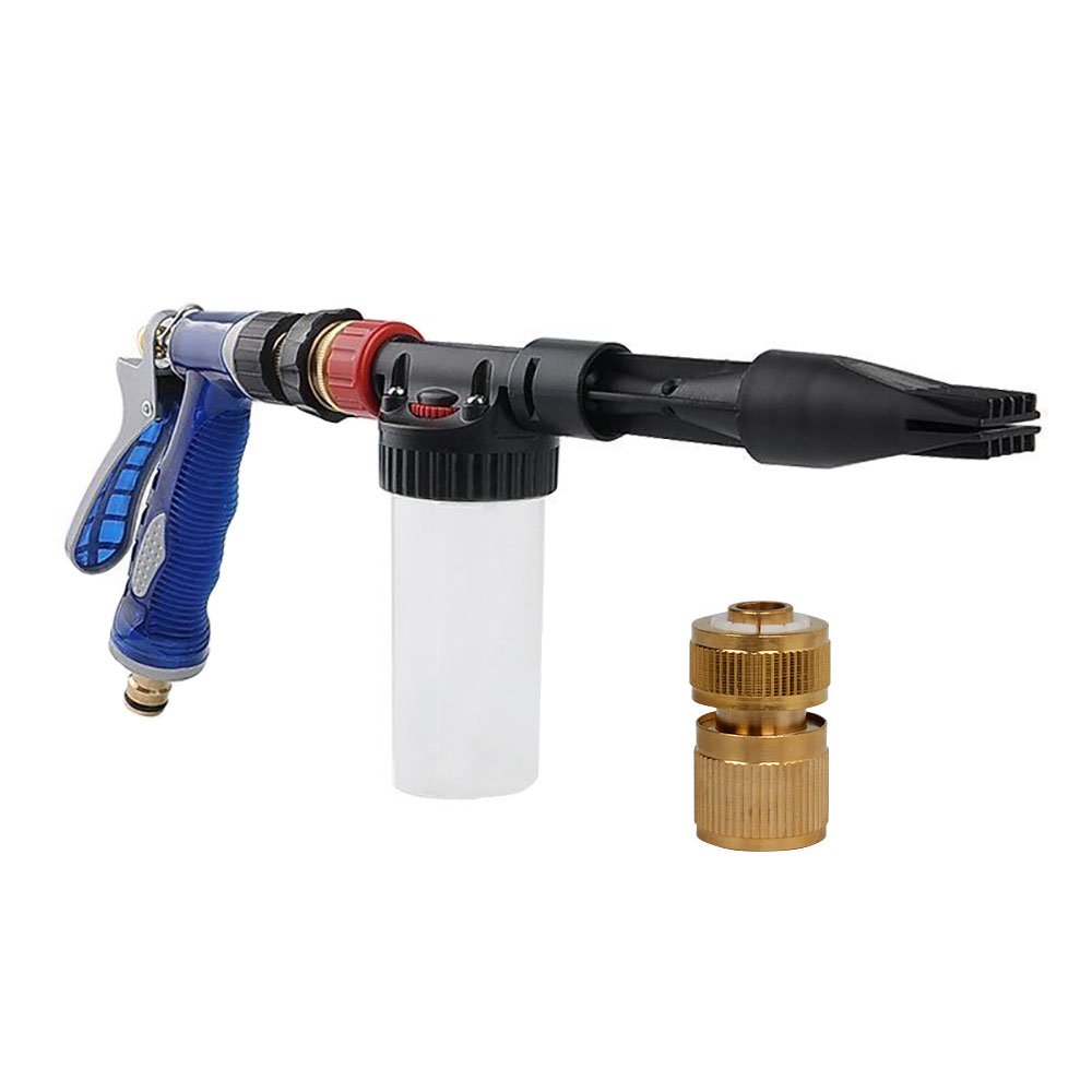 NUZAMAS High-Pressure Spray Gun Foamer – Adjustable 2-in-1 Foam Sprayer for Car Washing, Window Cleaning, and More