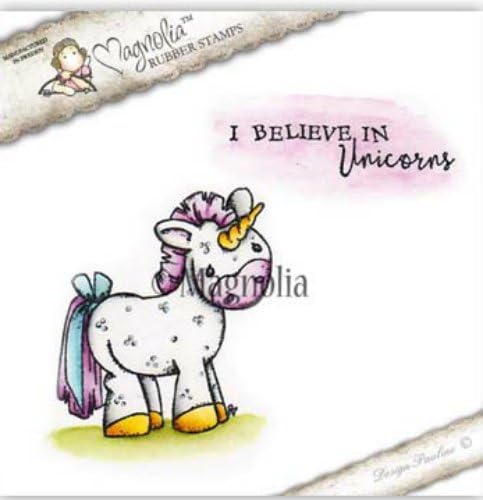 Magnolia Stamps I Believe In Unicorns 2017 - Unicorn With Text