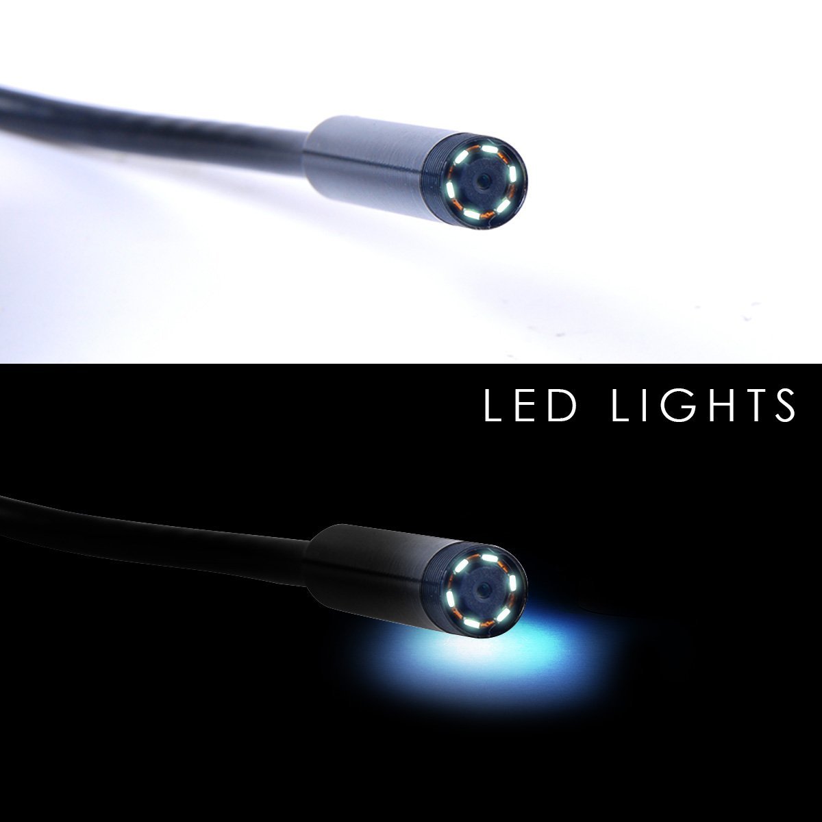 Ideal for Smartphone Pipe Snake Plumbing Scope Works with iPhone and