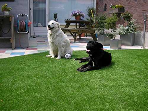 Synturfmats 3'x3' Artificial Grass Carpert Rug - Premium Indoor/Outdoor Green Synthetic Turf, 4-Toned Blades