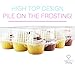 Chefible 12 Cupcake Plastic Disposable Container Box Ergonomic & Practical Takeout Cupcake Carrier, Stackable & Space-saving Cupcake Holder, Food-Grade & BPA-Free Plastic Material –10-Pack
